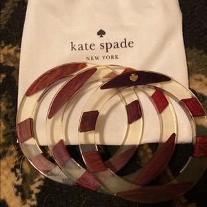 New Kate Spade resin bangles